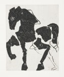Kentridge-Handspring II (Horse) 2009-Sugarlift,Aquatint and Drypoint-LR