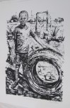 Makoba-The world's greatest car II 2010-screenprint-LR