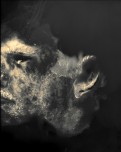 Schneider-Mask Self-Portrait 1999 - Pigmented Ink on Canvas-LR