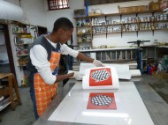 Senzo Shabangu working at the Parkwood DKW 2011