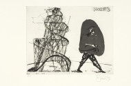Kentridge - Nose 3 2007 - Sugarlift Aquatint -LR