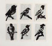 Kentridge-Universal Archive (Six Birds) 2012-Linocut-LR cropped
