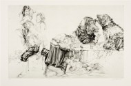 Victor- Last Supper-Enswined 2011-Drypoint- webLR