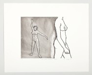 Yang-Me and Myself No.3 2012-Watercolour with Dremmel-LR
