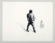 Yang-Sunny Day No.1 2012-Charcoal and Watercolour Monotype-LR
