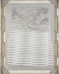 Ballen-Bejewelled 2012-Ink and glitter drawing on reconstituted, pigmented, handcrafted paper, laminated over twine-LR
