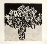 Kentridge-Universal Archive (Peonies) 2012-Linocut-LR Final - Cropped