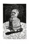 Mashile-The Man & the Walk Series (Wheelbarrow) 2006 -Linocut-LR