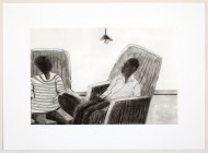 Nhlengethwa-Hayi wena you lie 2012-Hardground etching,spitbite aquatint,drypoint & gampi on chine colle-LR