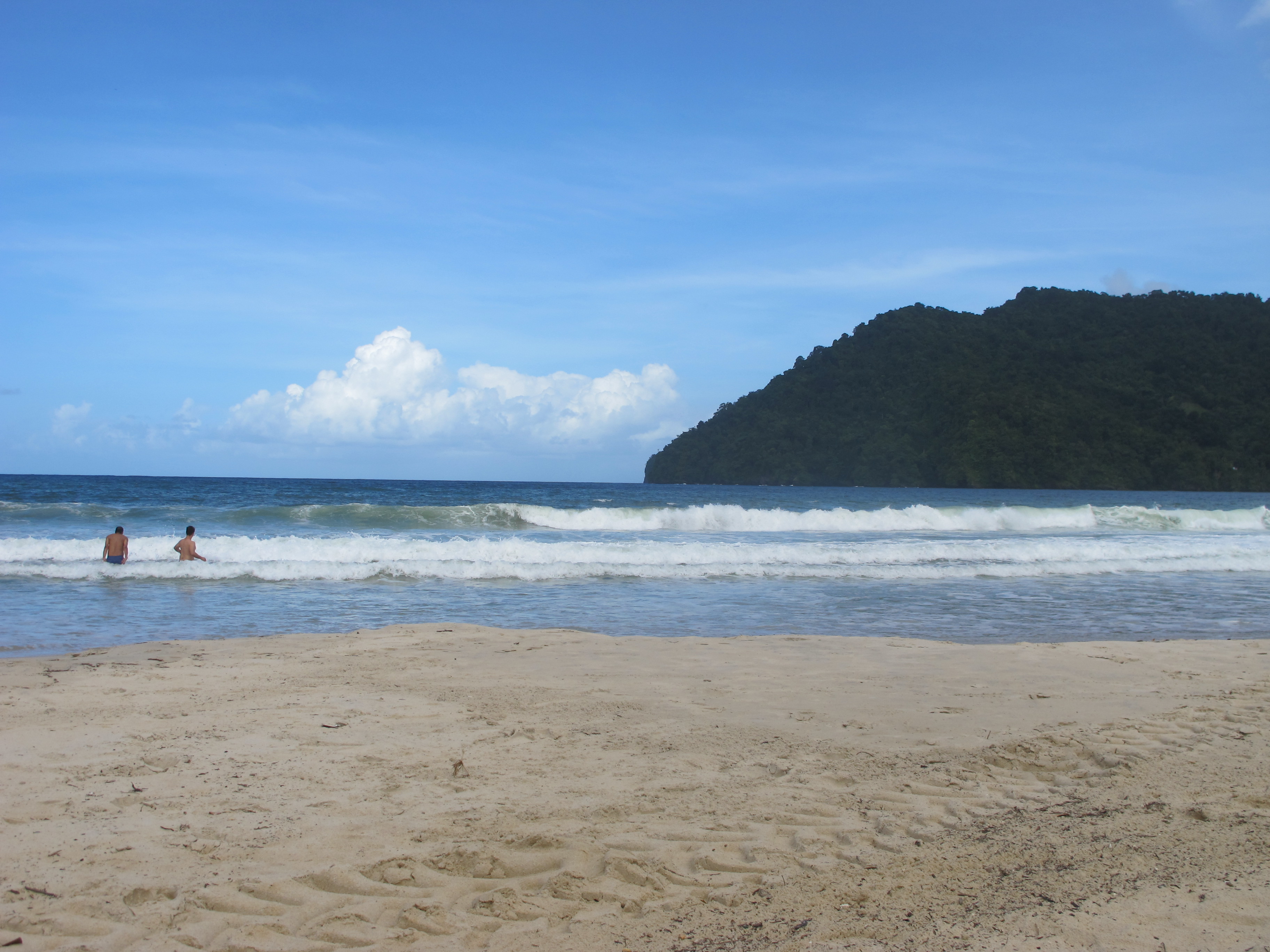 Maracas Beach, a winding 45min drive from Port of Spain