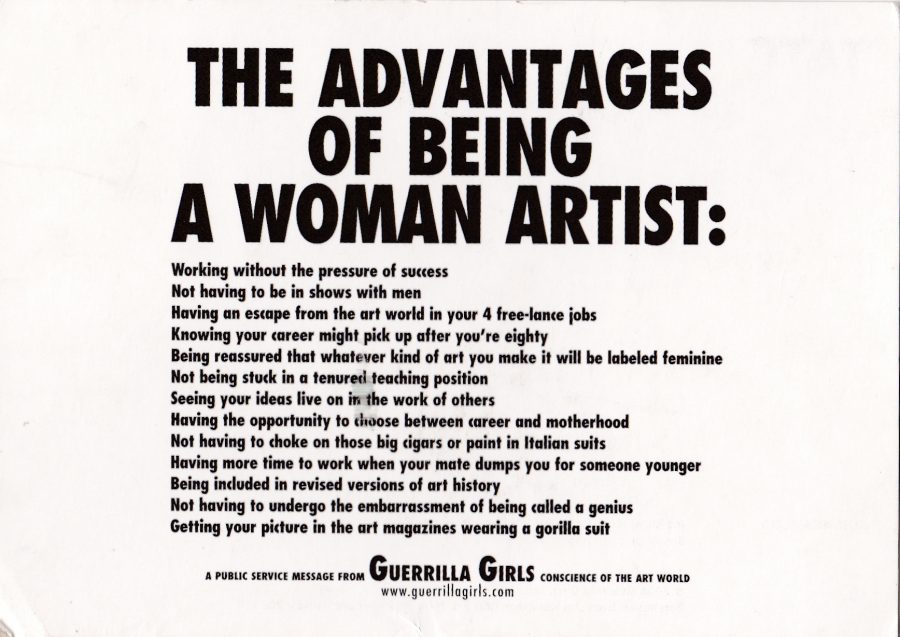 the Guerilla Girls (1)