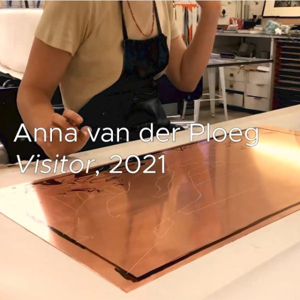 Anna van der Ploeg making The Negotiators with Spitbite video