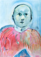 Olivia Botha, Autumn Moon, 2021, Oil on paper